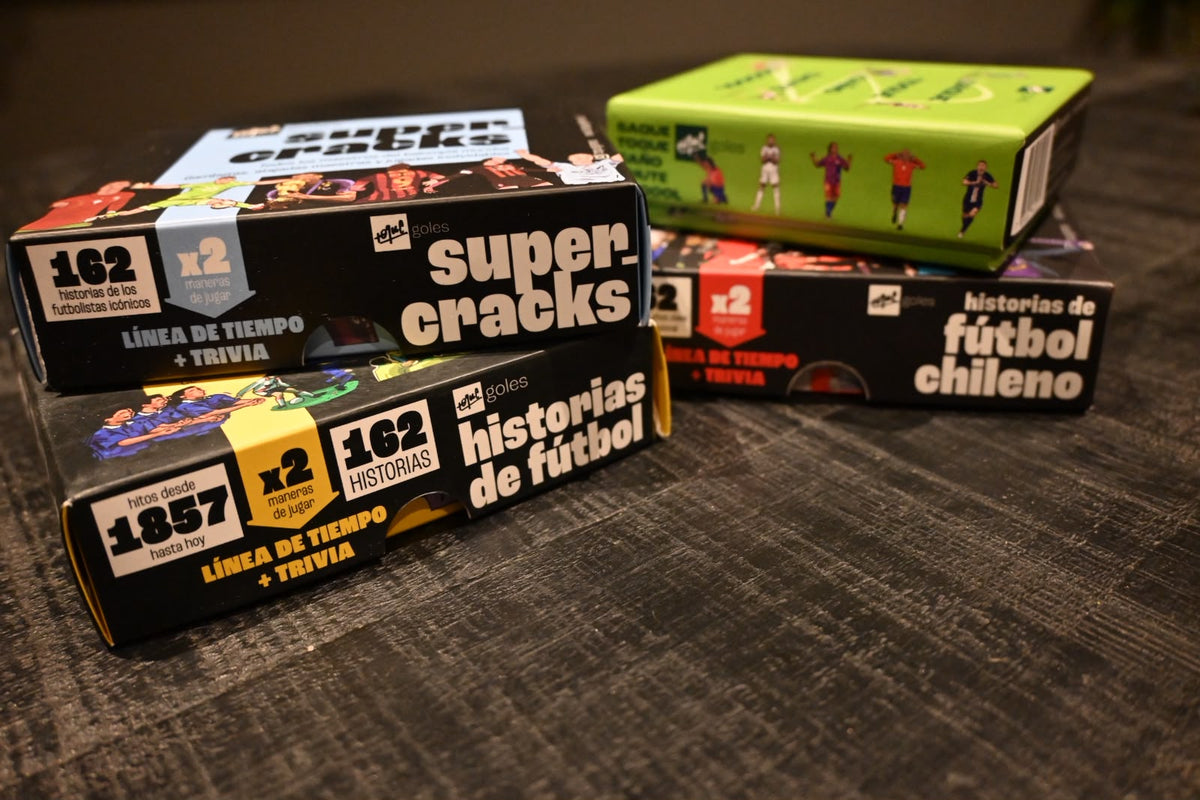 Pack Póker ⚽🔥: Historias + Supercracks + Fútbol Chileno + Saque Toque