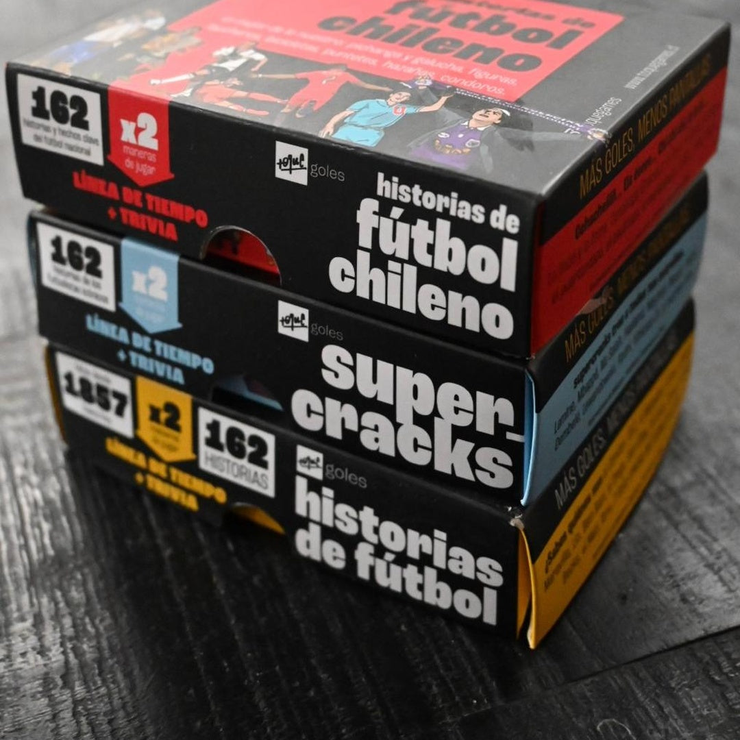 Pack Hat Trick ⚽🔥: Historias + Supercracks + Fútbol Chileno